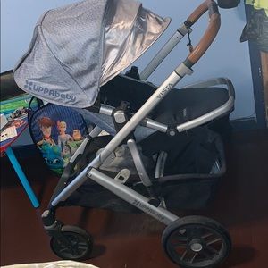 Denim blue uppababy VISTA